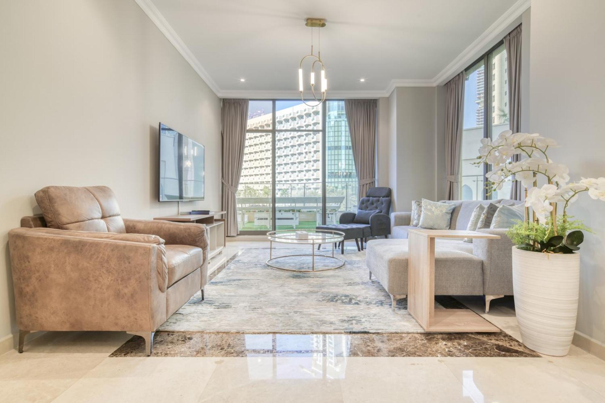 Luxurious 4 Bedroom Duplex With Terrace & Sea View Dubai Buitenkant foto
